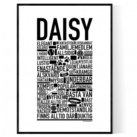 Daisy Hundnamn Poster