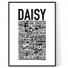 Daisy Hundnamn Poster