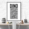 Dino Hundnamn Poster