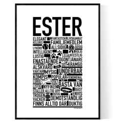 Ester Hundnamn Poster