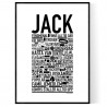 Jack Hundnamn Poster