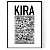 Kira Hundnamn Poster