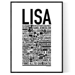 Lisa Hundnamn Poster
