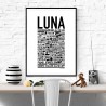 Luna Hundnamn Poster