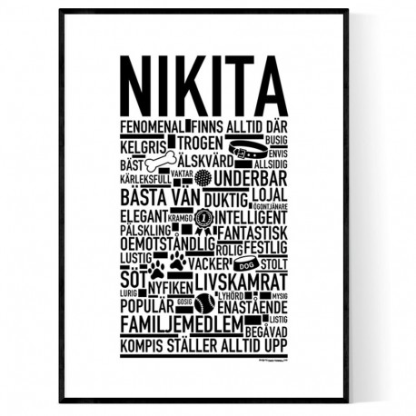 Nikita Hundnamn Poster