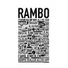 Rambo Hundnamn Poster