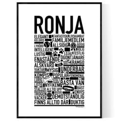 Ronja Hundnamn Poster