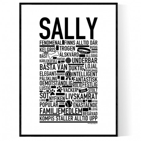Sally Hundnamn Poster