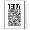 Teddy Hundnamn Poster