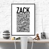 Zack Hundnamn Poster