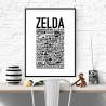 Zelda Hundnamn Poster