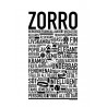 Zorro Hundnamn Poster