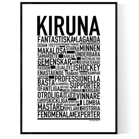 Kiruna Hockey Poster