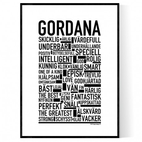 Gordana Poster