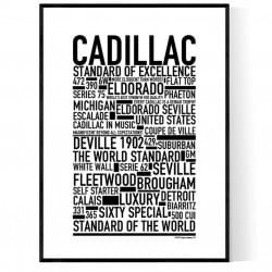 Cadillac Poster