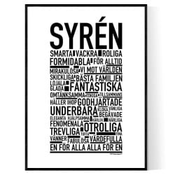 Syrén Poster 