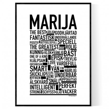 Marija Poster