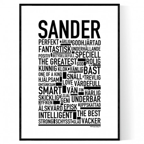 Sander Poster