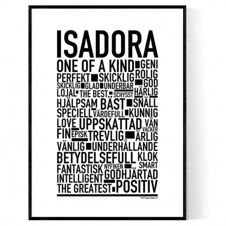 Isadora Poster