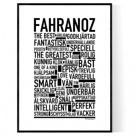 Fahranoz Poster