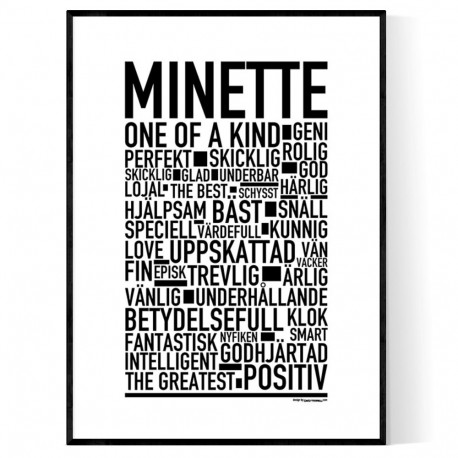 Minette Poster