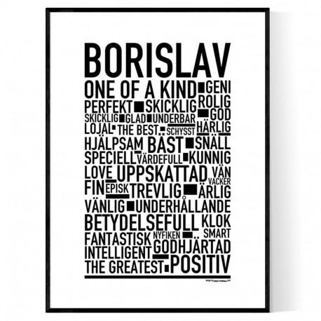Borislav Poster