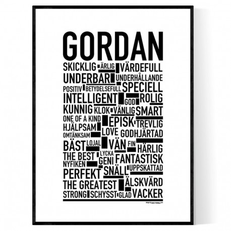 Gordan Poster
