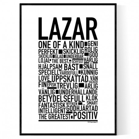 Lazar Poster