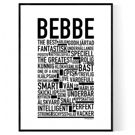 Bebbe Poster