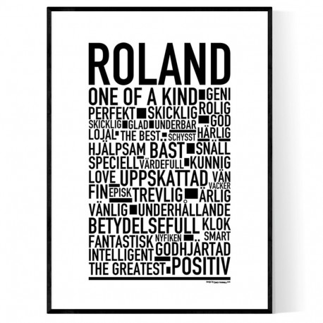 Roland Poster
