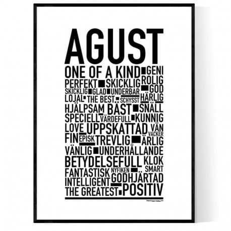 Agust Poster