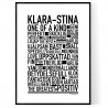 Klara-Stina Poster