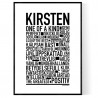 Kirsten Poster