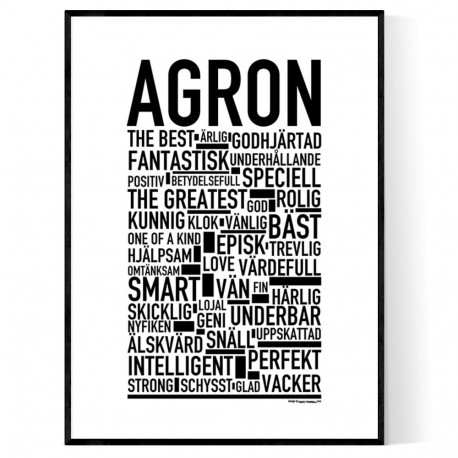 Agron Poster