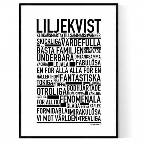 Liljekvist Poster 