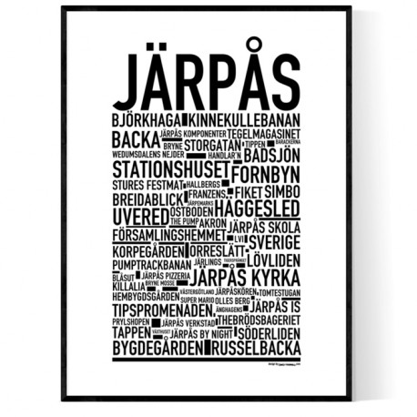 Järpås Poster