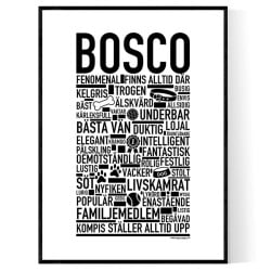 Bosco Hundnamn Poster