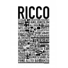 Ricco Hundnamn Poster