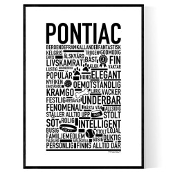 Pontiac Hundnamn Poster