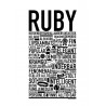 Ruby Hundnamn Poster