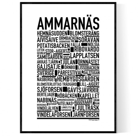 Ammarnäs Poster