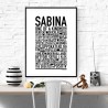 Sabina Poster