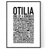 Otilia Poster