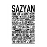 Sazyan Poster