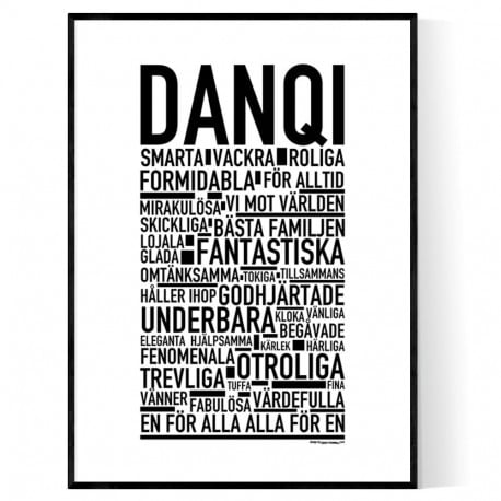 Danqi Poster 