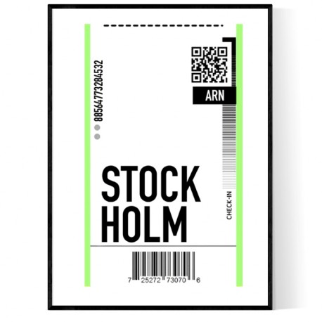 Stockholm Ticket Poster