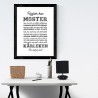 Mosters Regler Poster