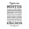 Mosters Regler Poster