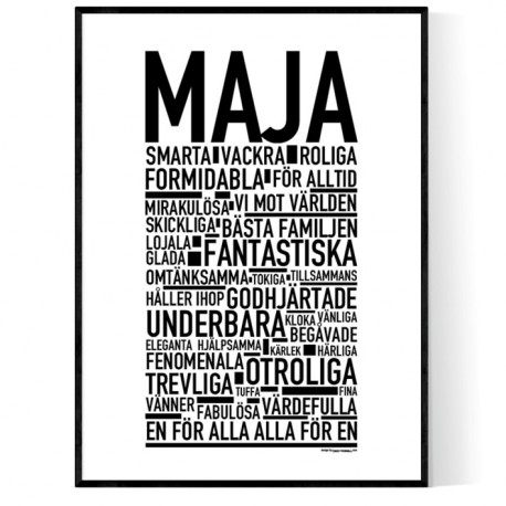 Maja Version 2 Poster