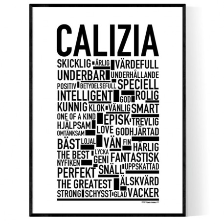 Calizia Poster